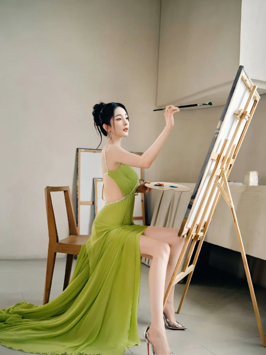 杨幂性感长裙写真 图片9