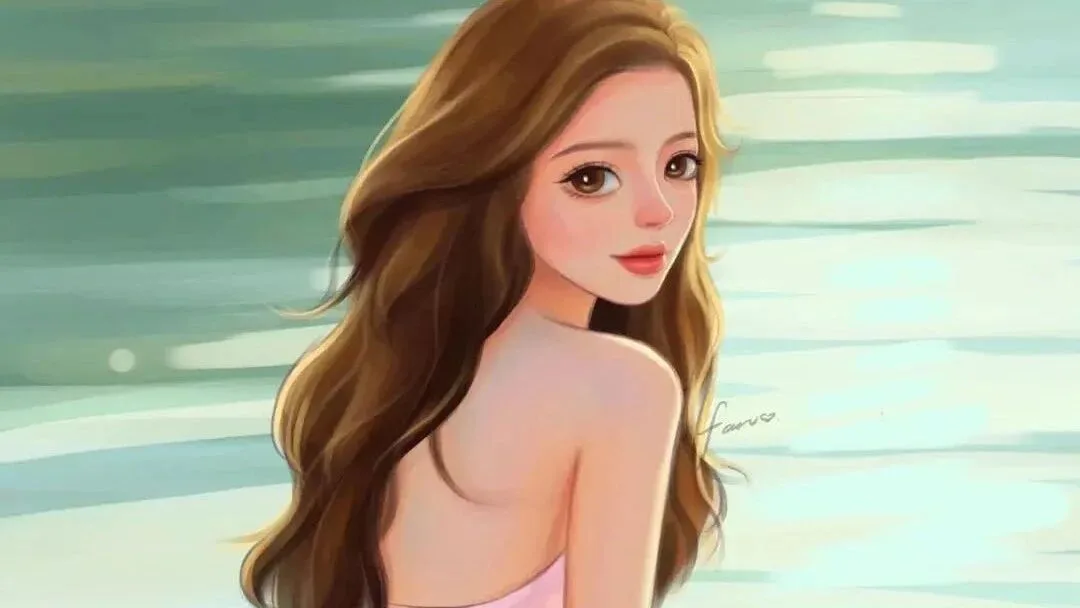 清新唯美插画风美女头像壁纸合集 高清图集温柔治愈系