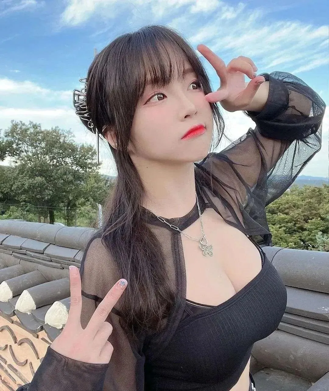 黑色系御姐写真 图片2