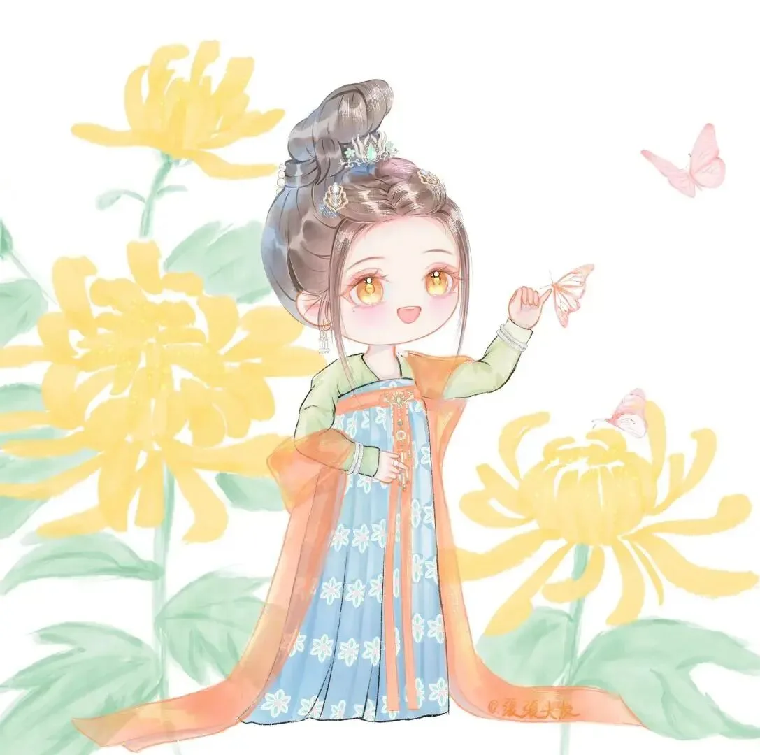迪丽热巴Q版头像 图片5