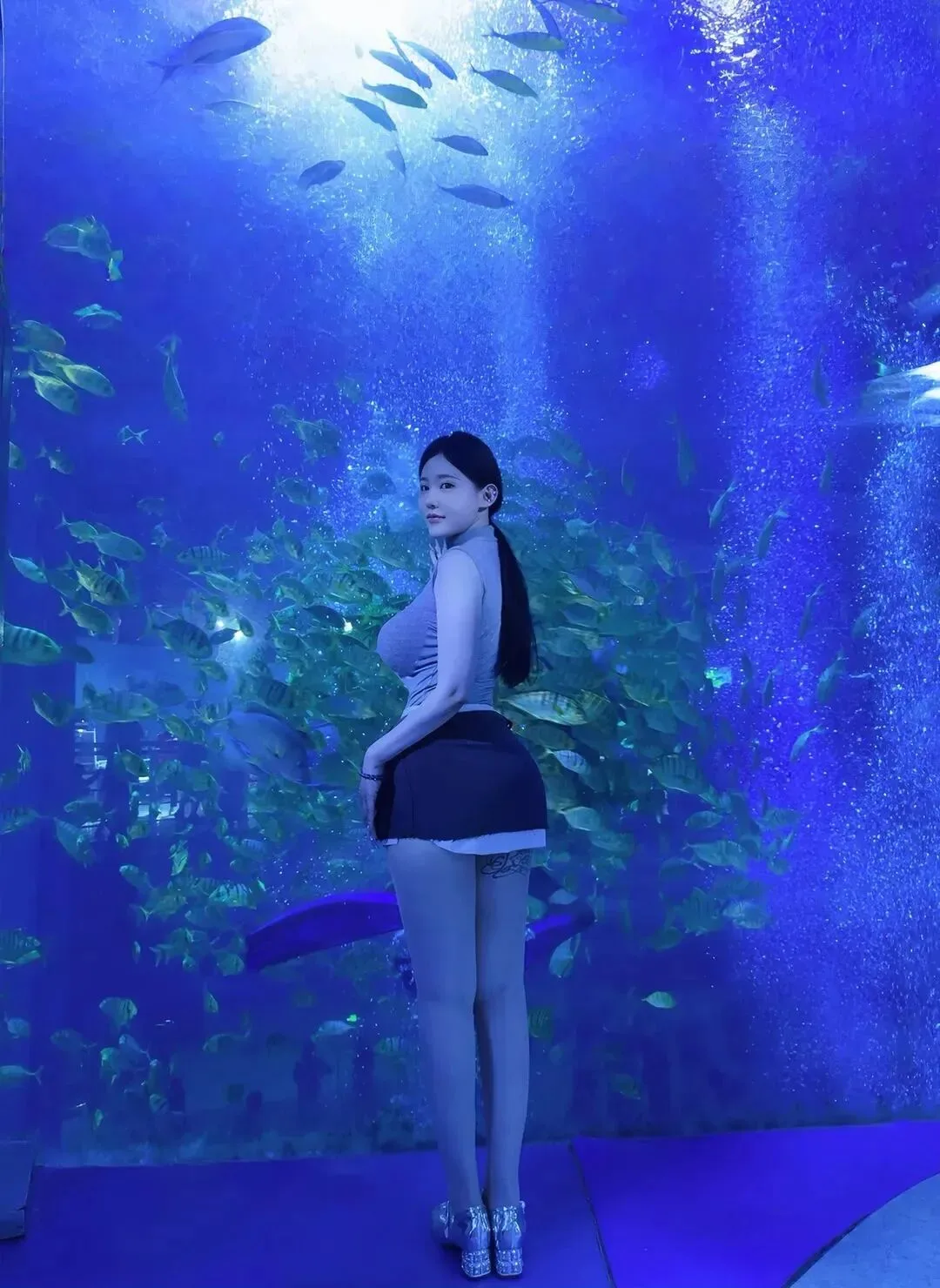 海洋馆性感美女写真 图片3