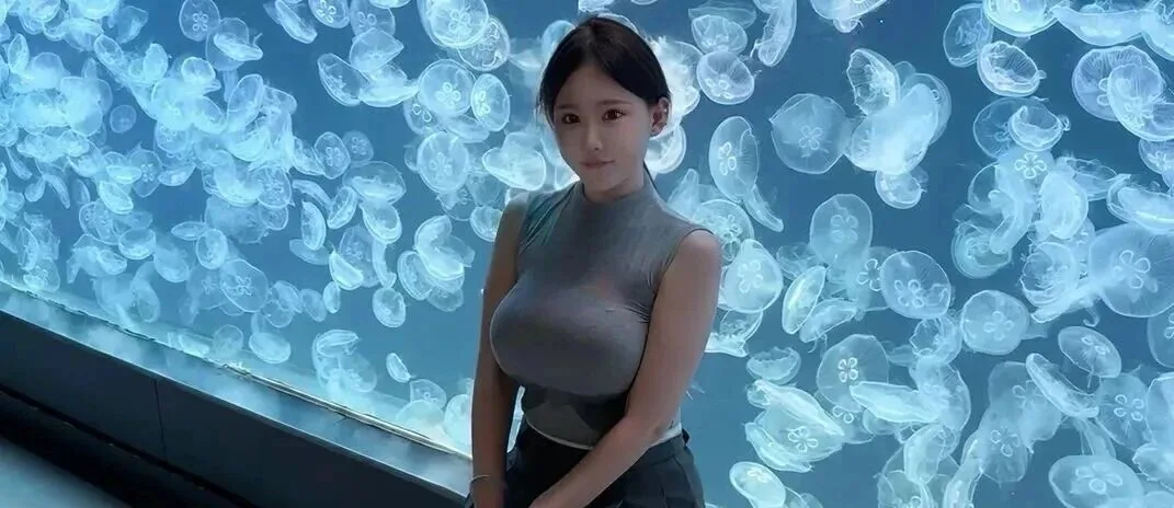 海洋馆里的性感女神写真 曼妙曲线格外吸睛
