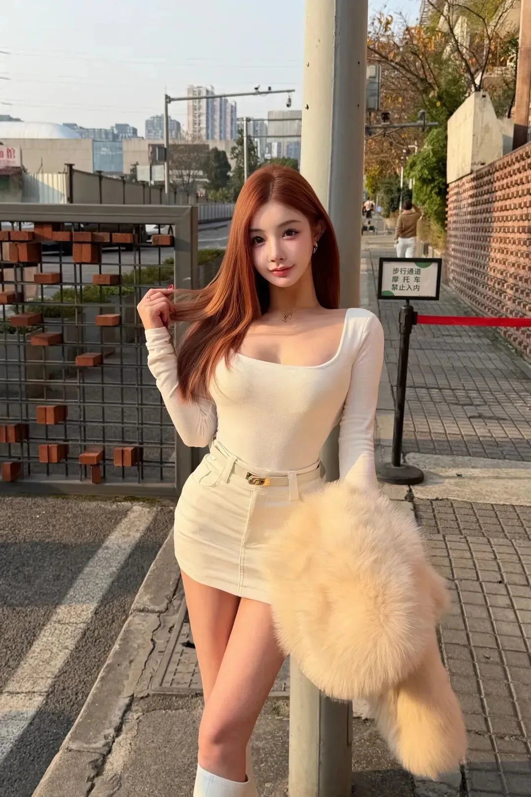 肤白少女写真 图片3