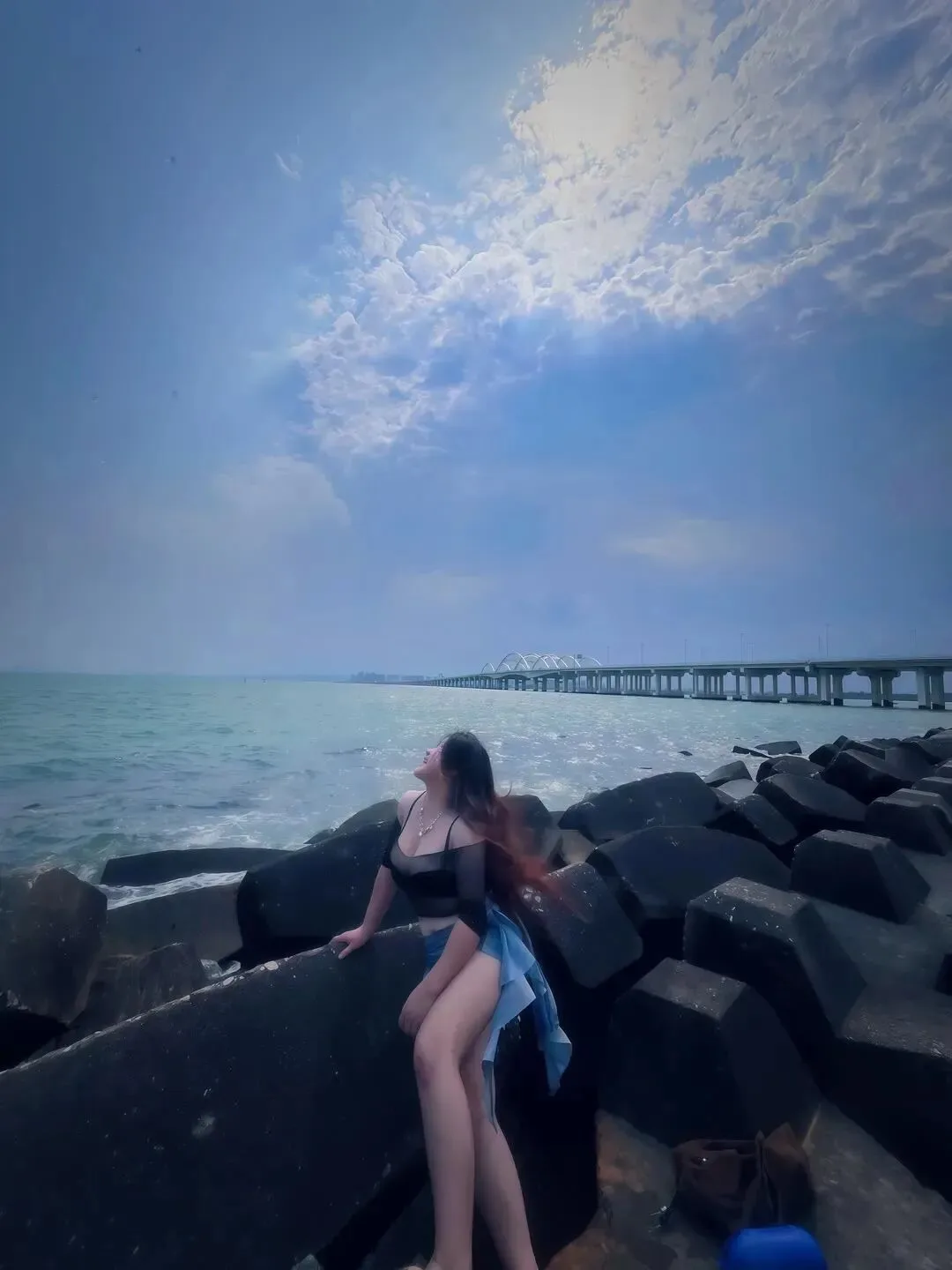 海边美女写真 图片2