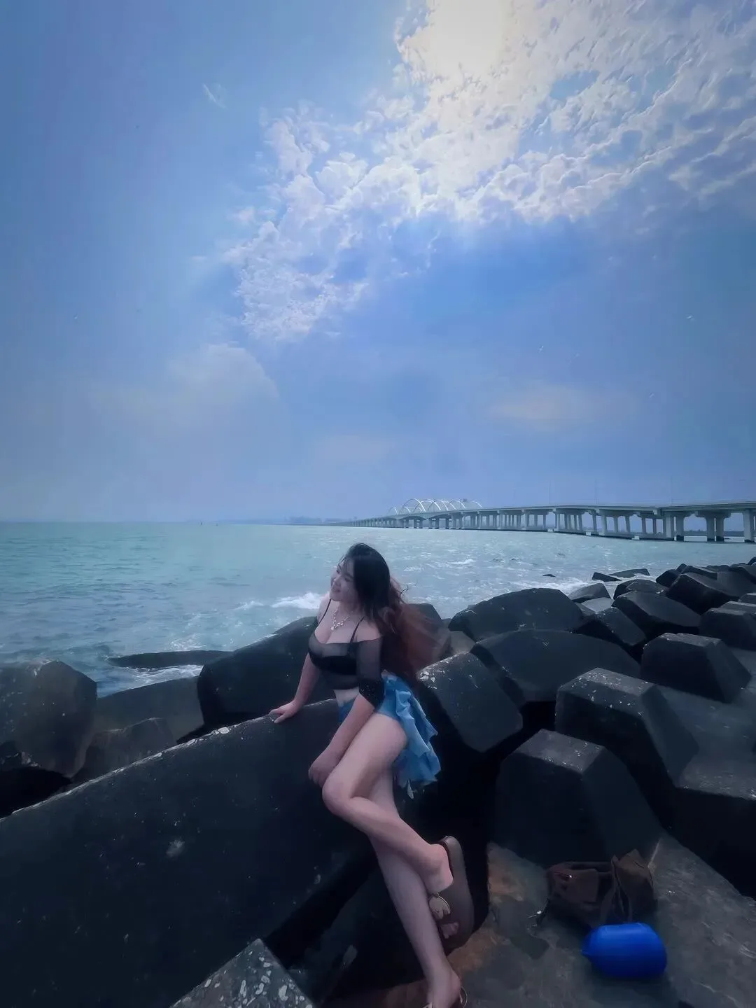海边美女写真 图片3