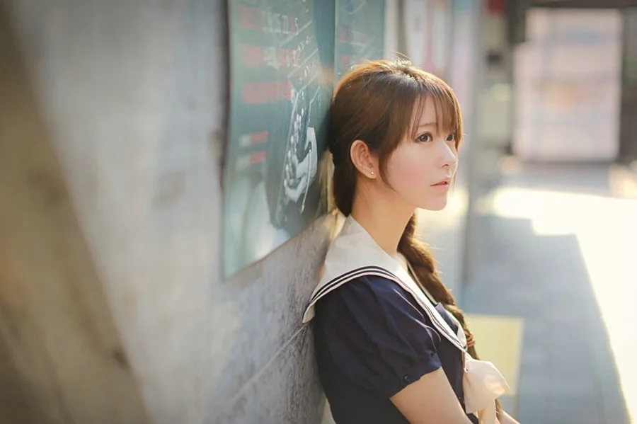 韩国女模特 街拍写真 图片8