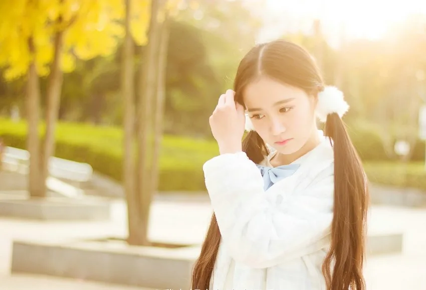 双马尾少女写真 图片8