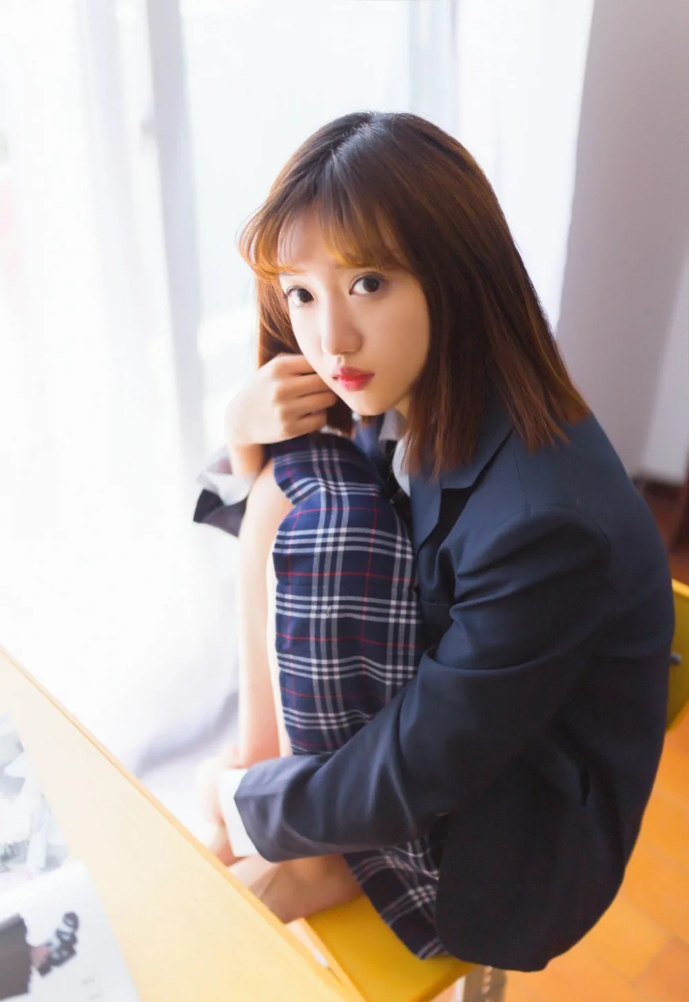 甜美少女写真 制服 短 图片4
