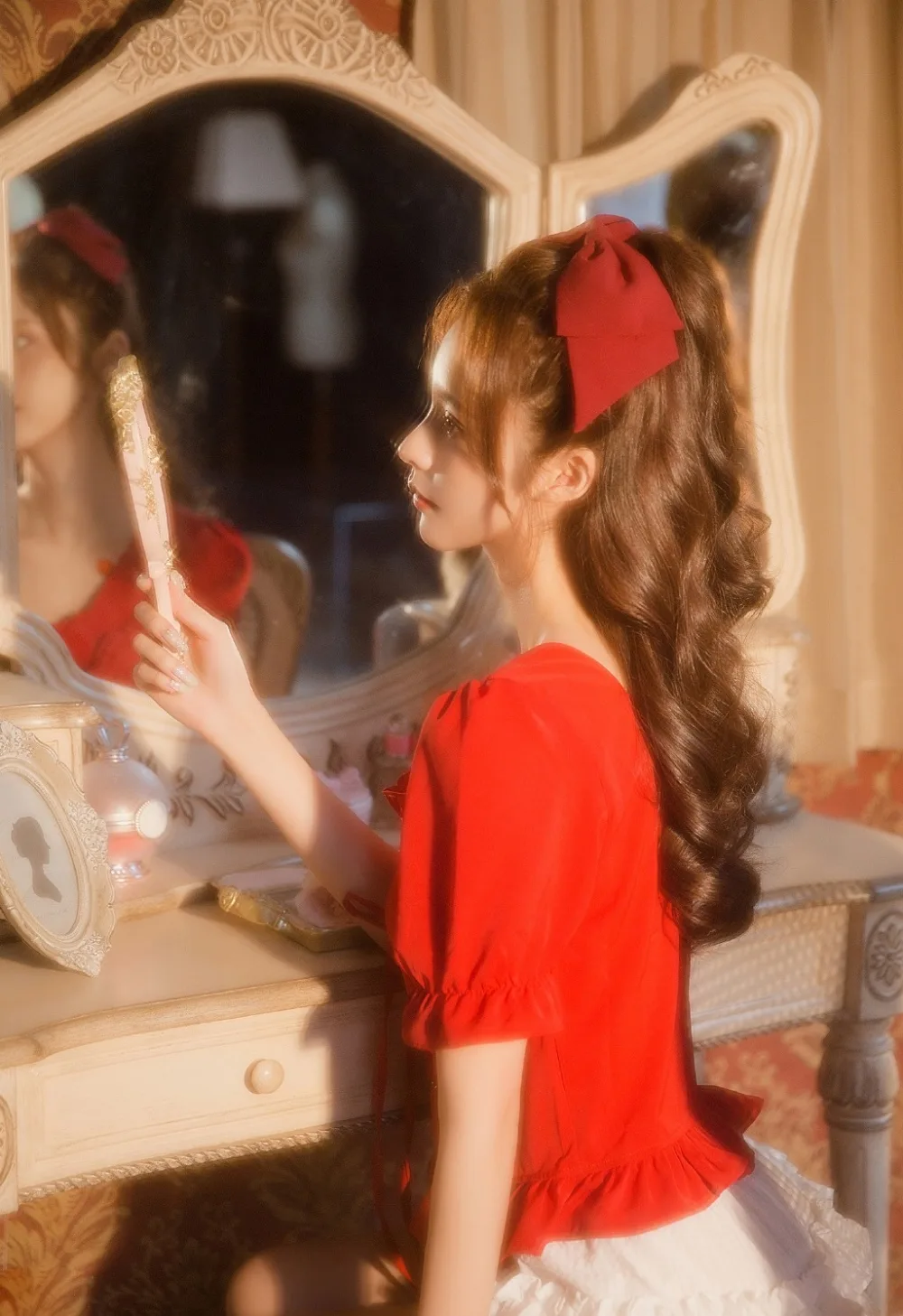 逆光美女写真 图片5