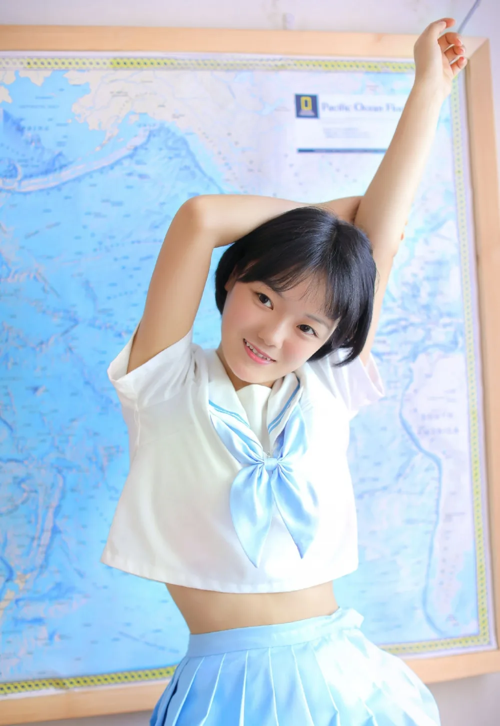 甜美少女写真 教室风 图片9