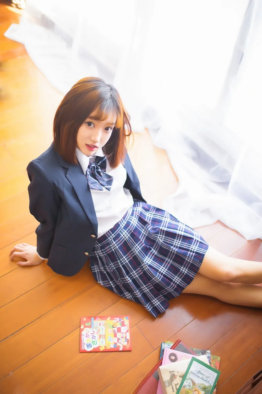 甜美少女写真 制服 短 图片7