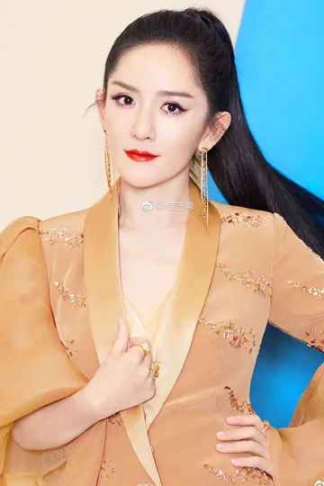 谢娜金色礼服写真 图片4