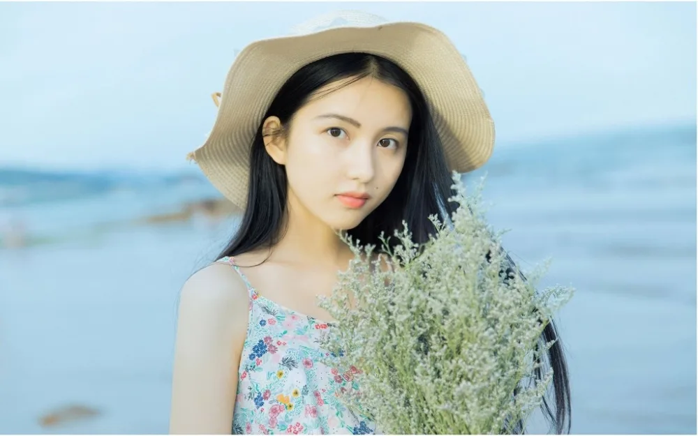 清新甜美长发美女 图片3