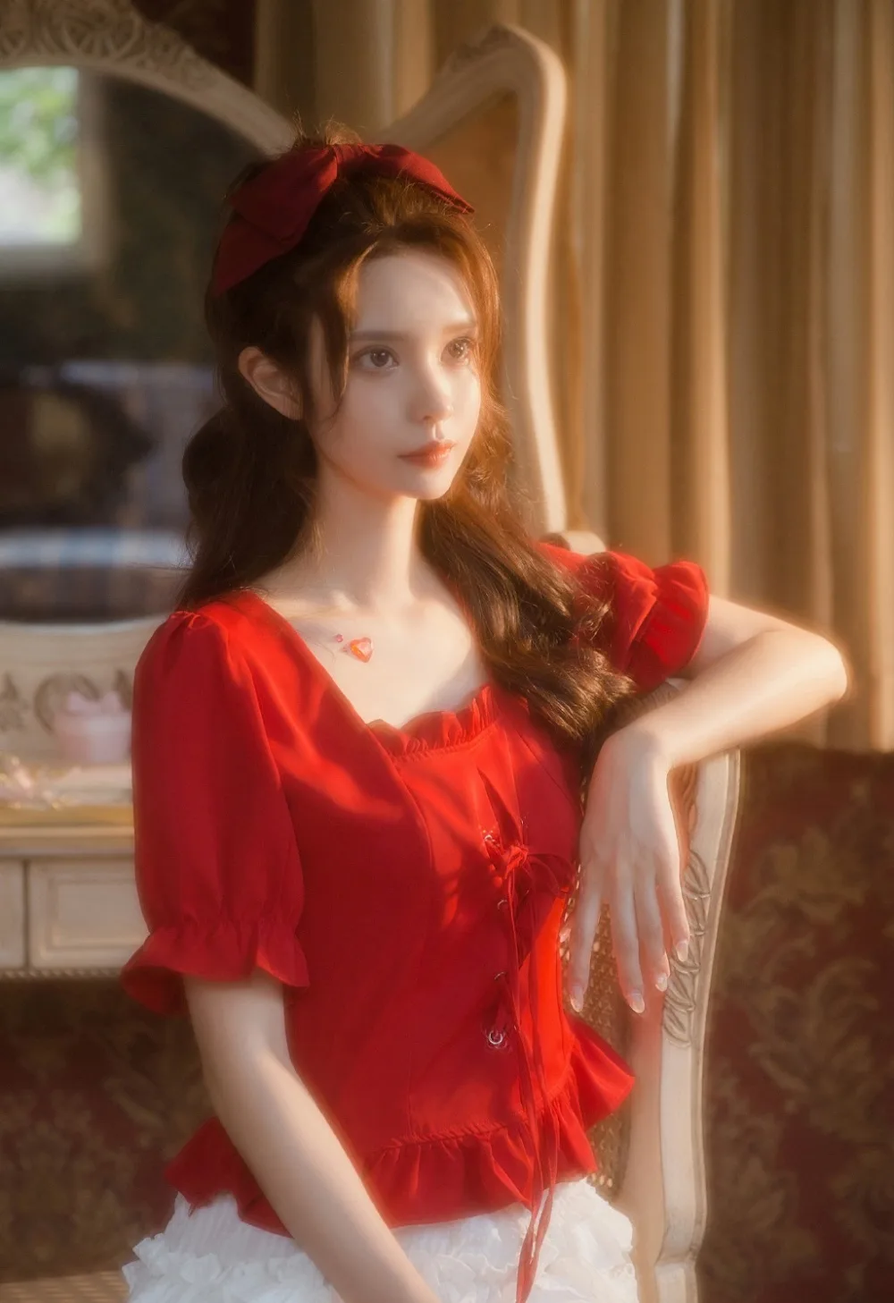 逆光美女写真 图片7