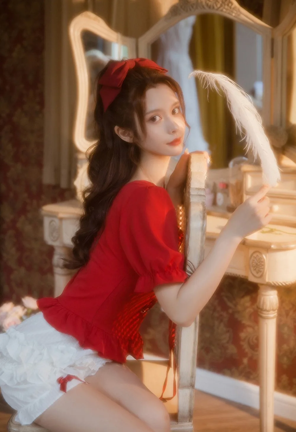 逆光美女写真 图片6