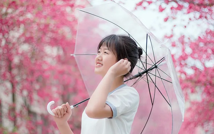 甜美少女街拍 图片13