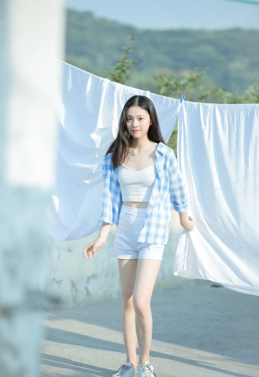 甜美少女写真 街拍 图片4