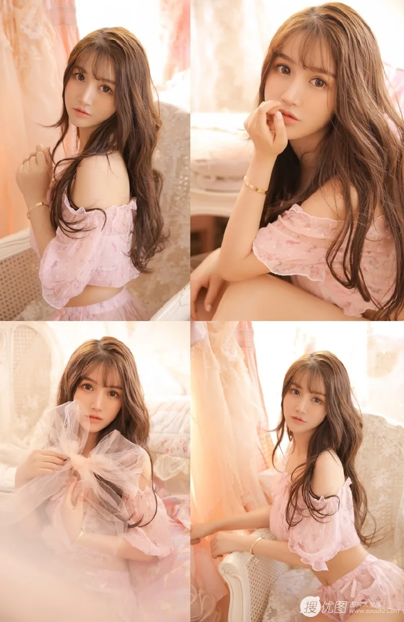 美女写真 香肩美腿 透视内衣 图片4