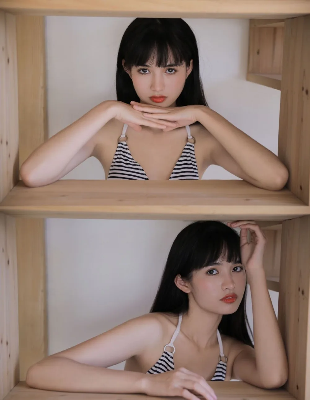 吊带内衣美女写真 图片11