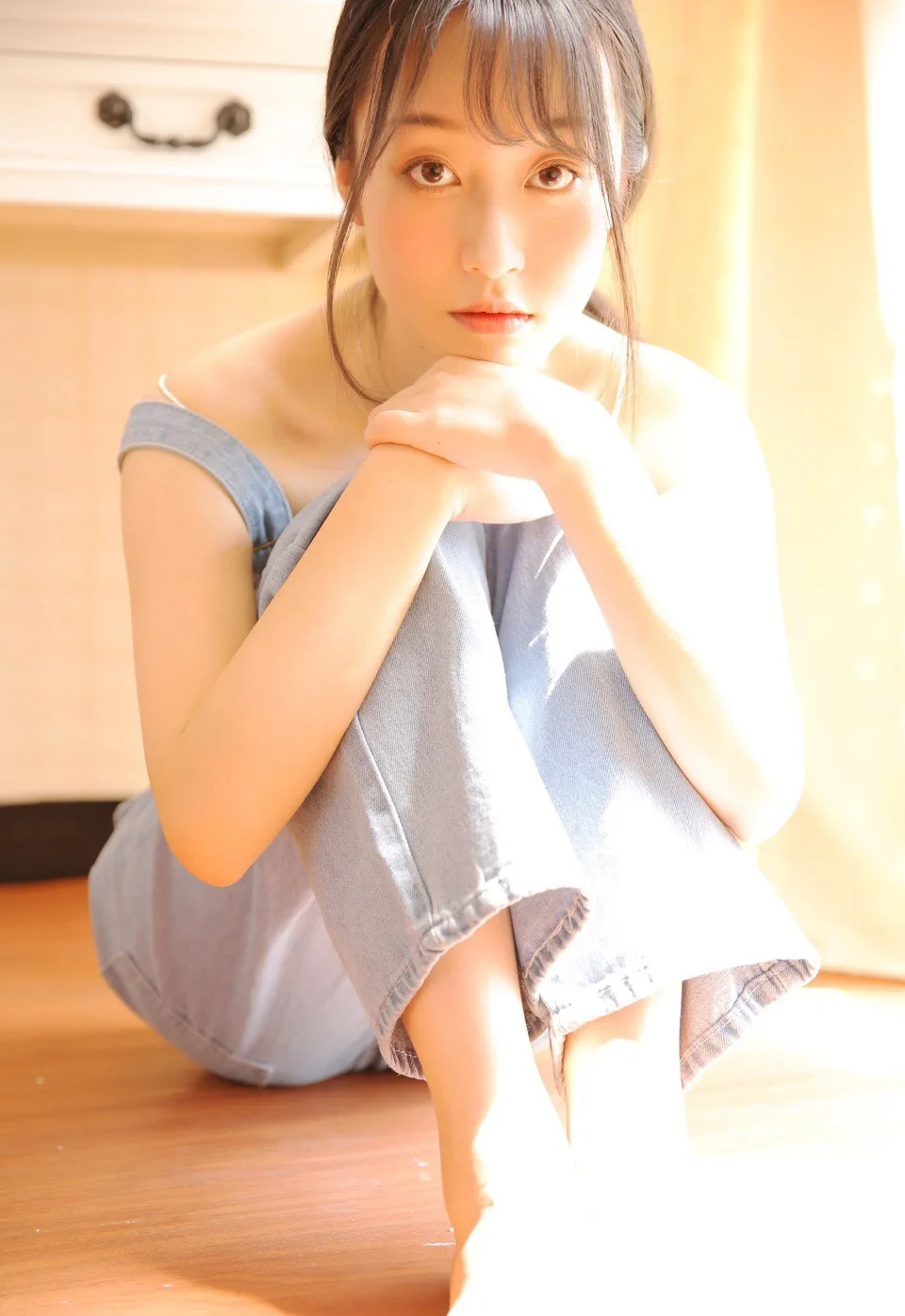 清纯风 牛仔背带裤 少女写真 图片5