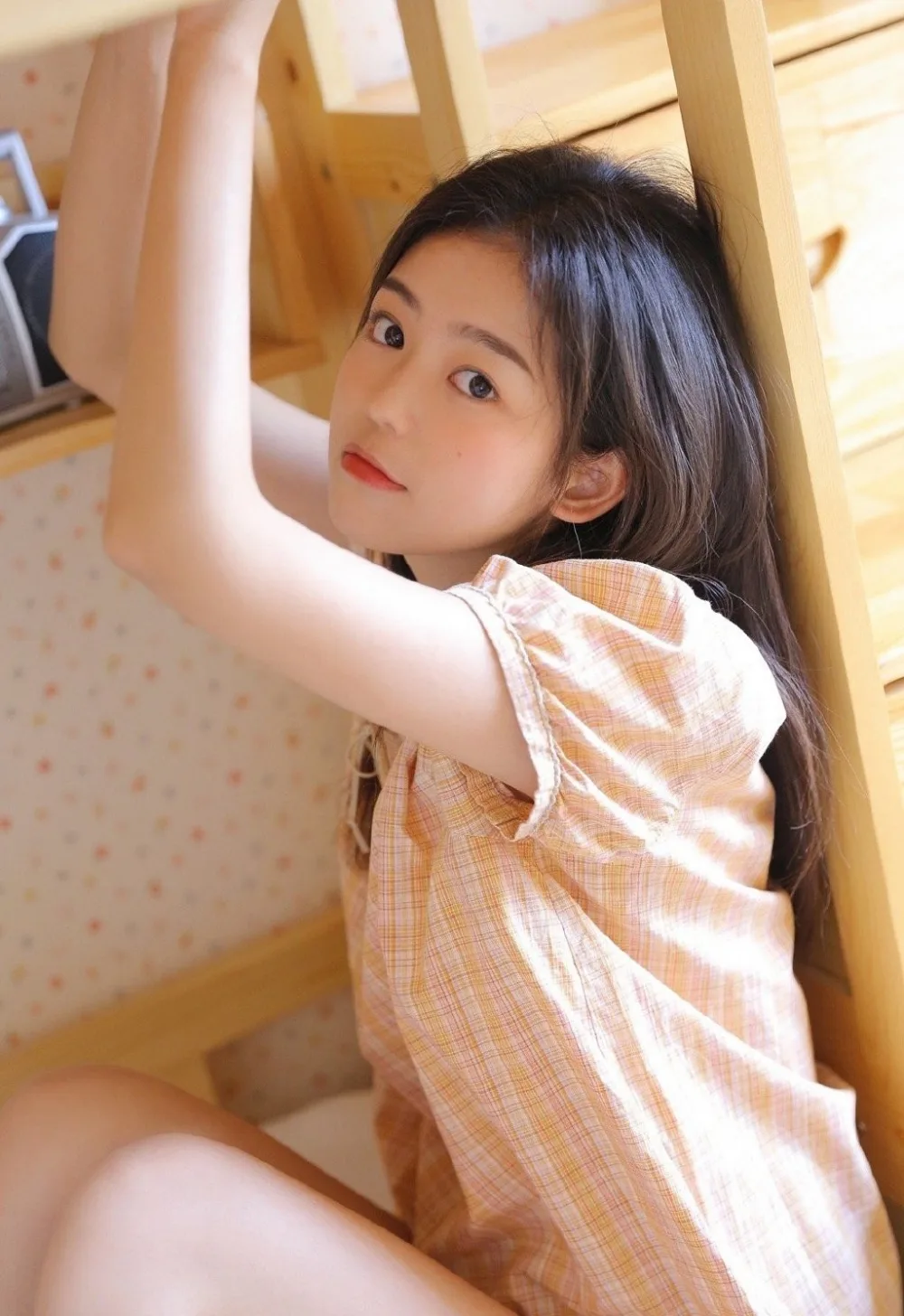邻家女孩长发写真 图片4
