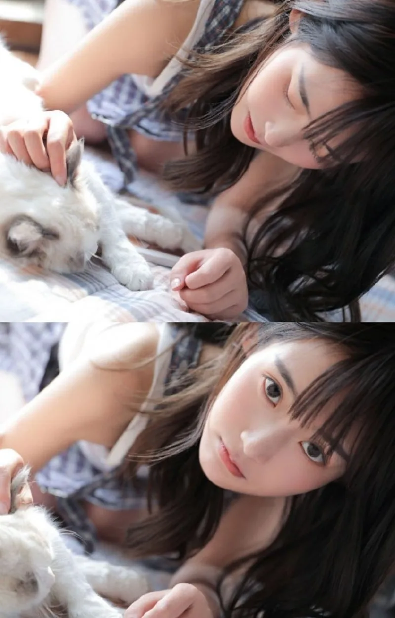 清新甜美吊带裙写真 图片3