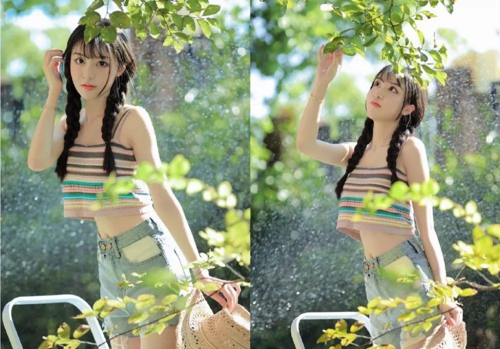 清纯少女玩水写真 图片3