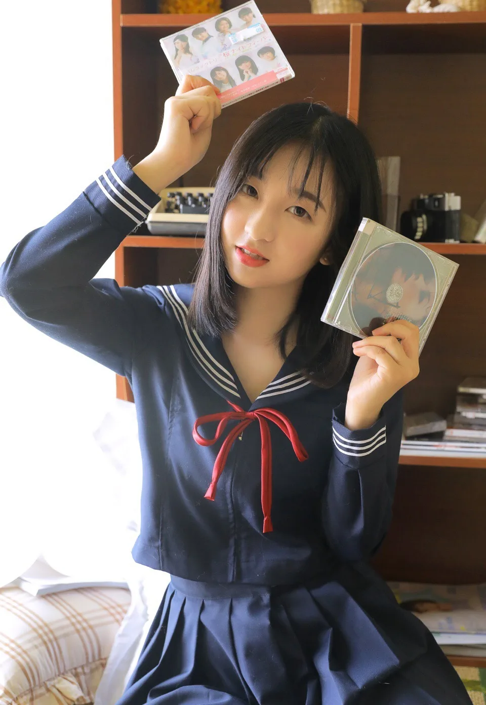 JK制服校花清纯写真 图片3
