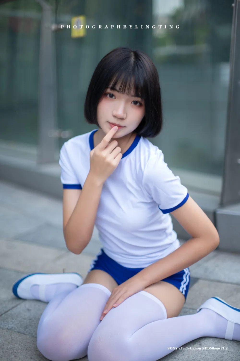 短发萌妹写真 图片1