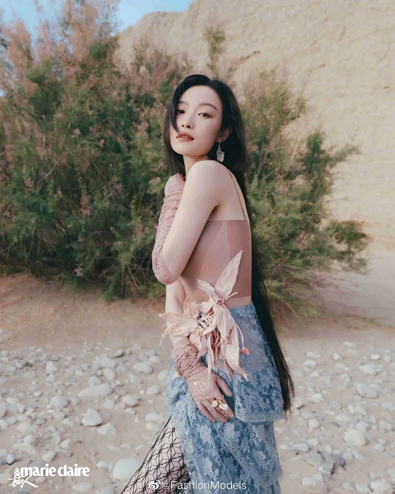 倪妮沙漠写真 图片8