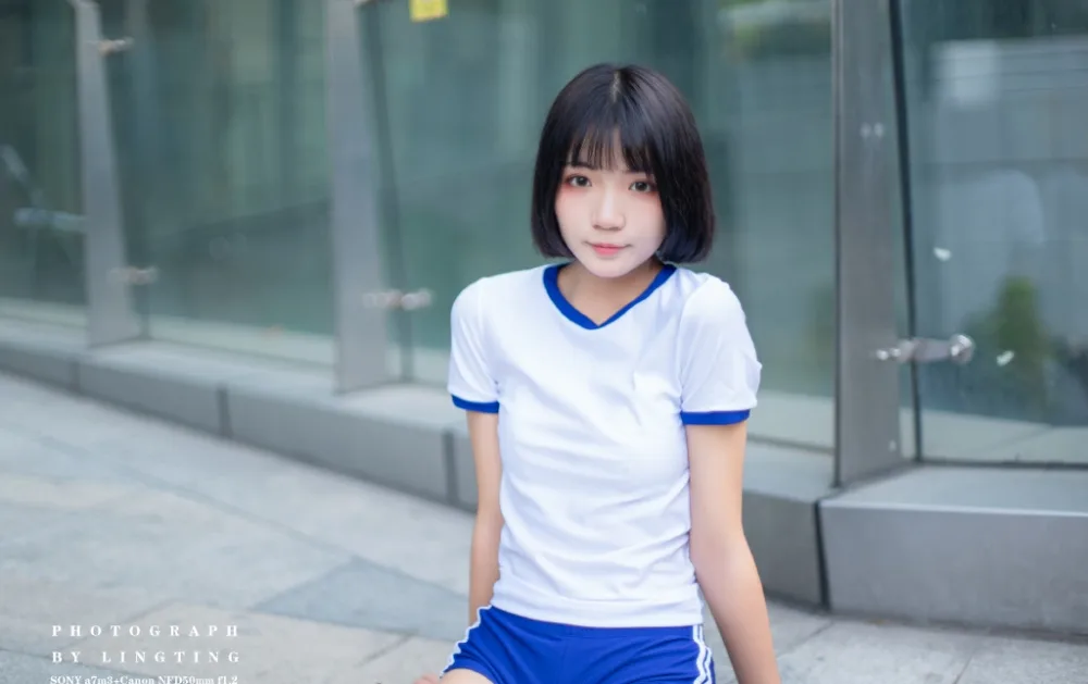 短发萌妹写真 图片2