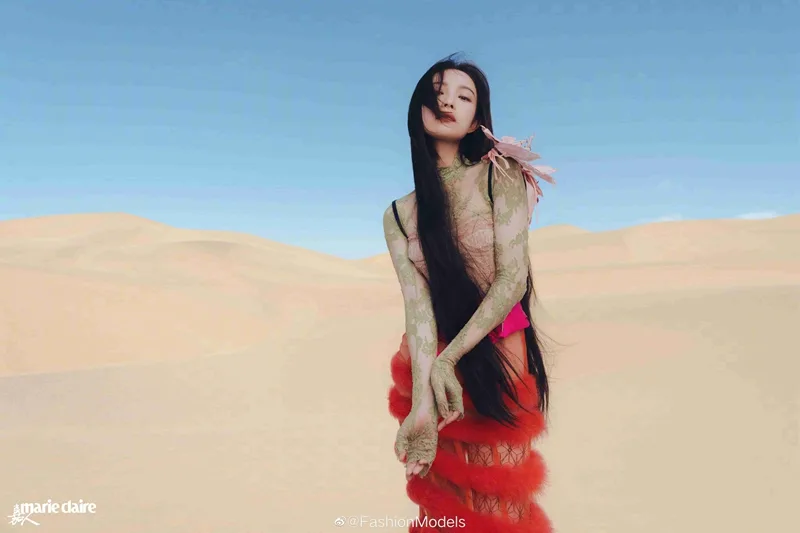 倪妮沙漠写真 图片1