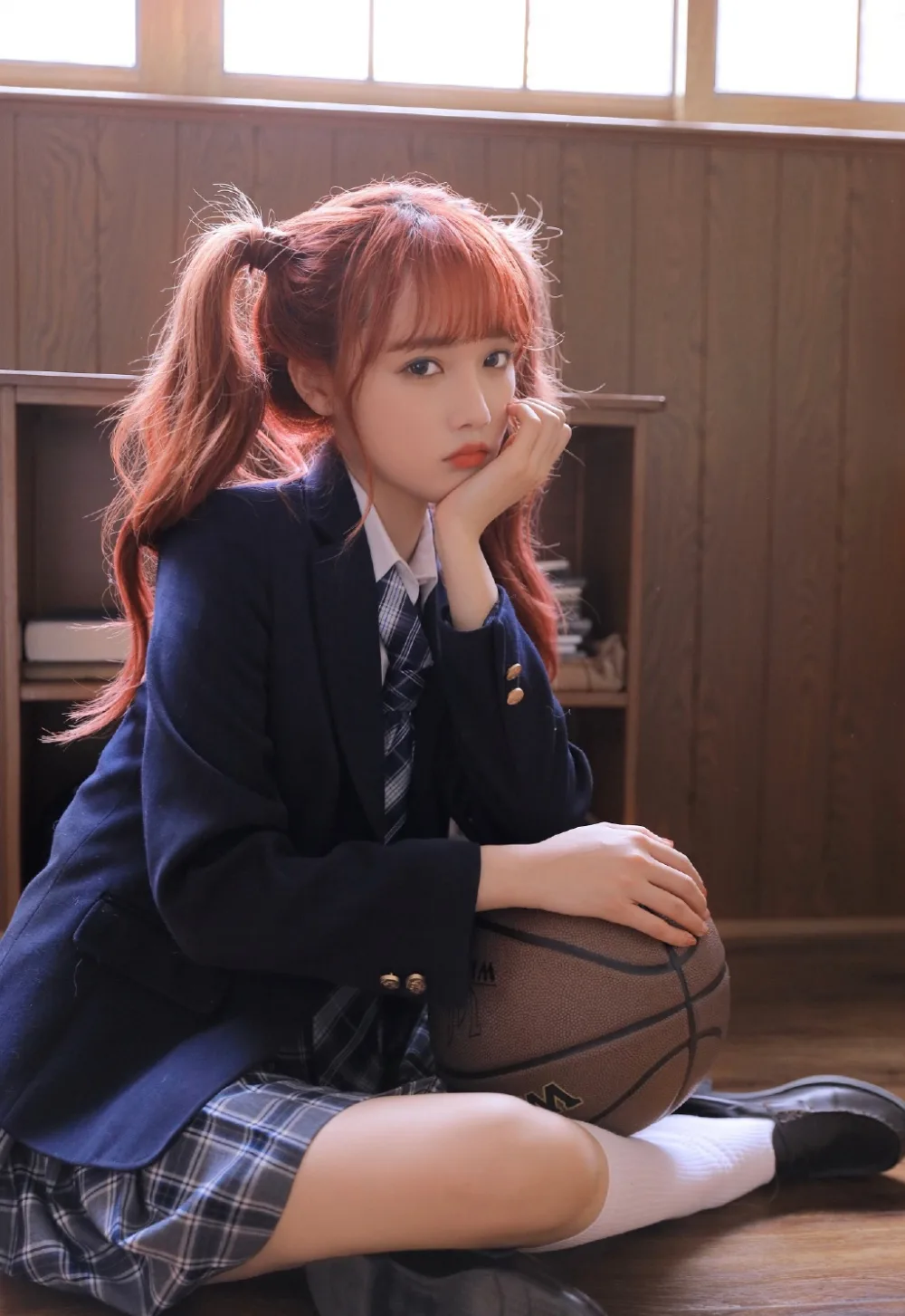 双马尾校花写真 图片6