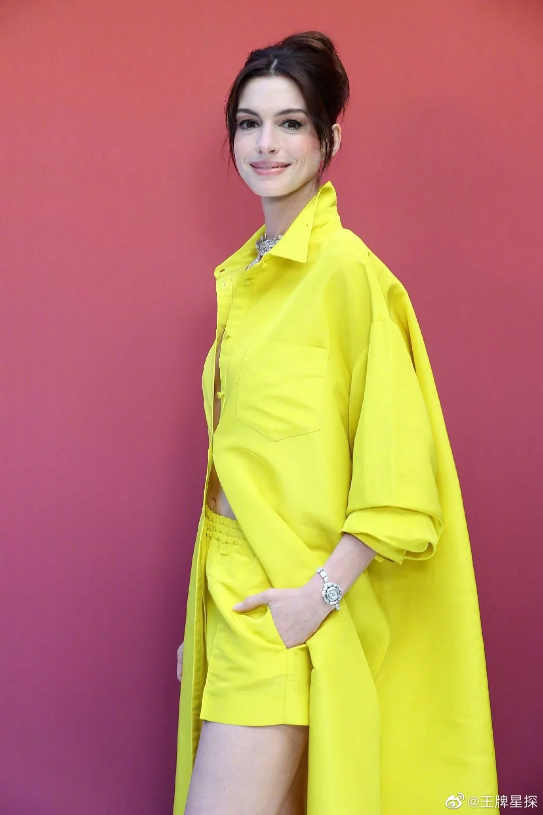安妮海瑟薇Lisa活动合照 图片1