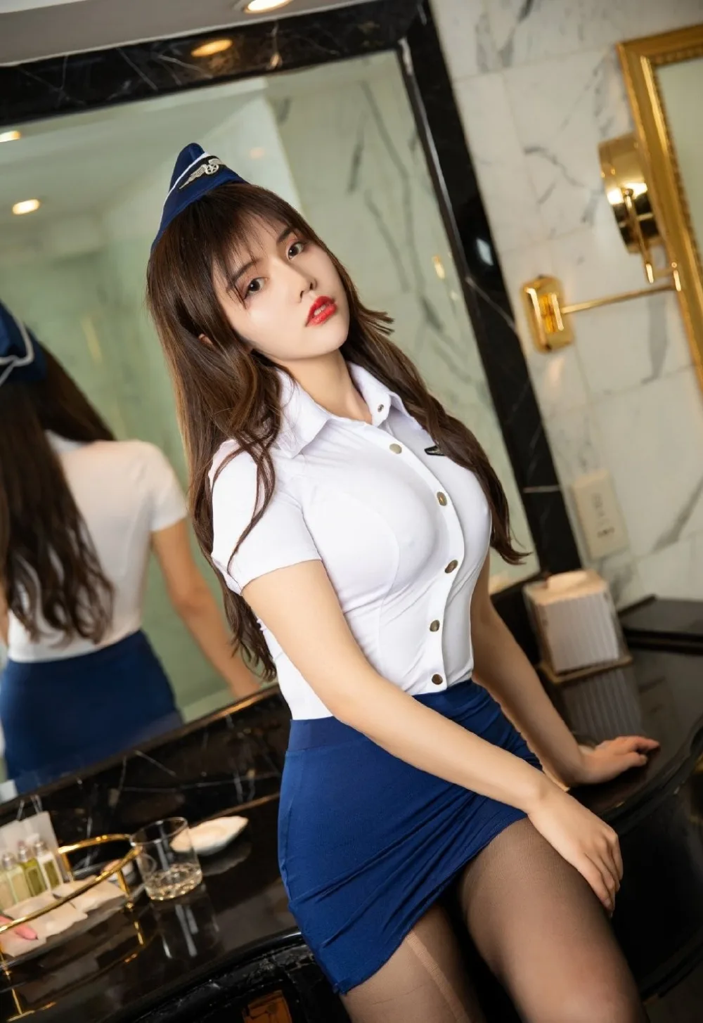 空姐制服写真 图片4